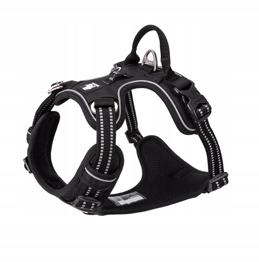 Levně Postroj pro psa Truelove Black Reflective, XL