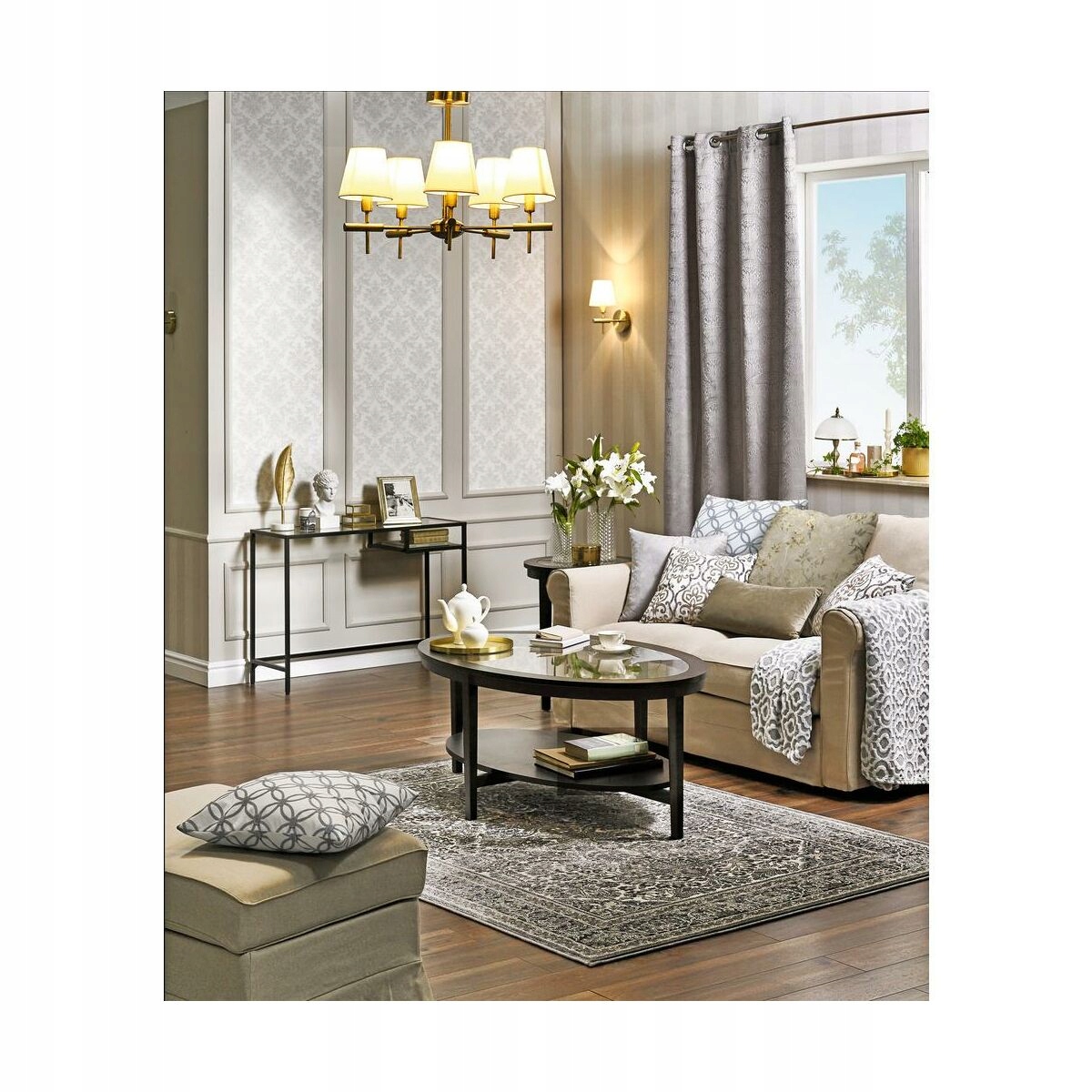 Lampa stołowa Lindgard chrom E14 Reality Stan opakowania oryginalne