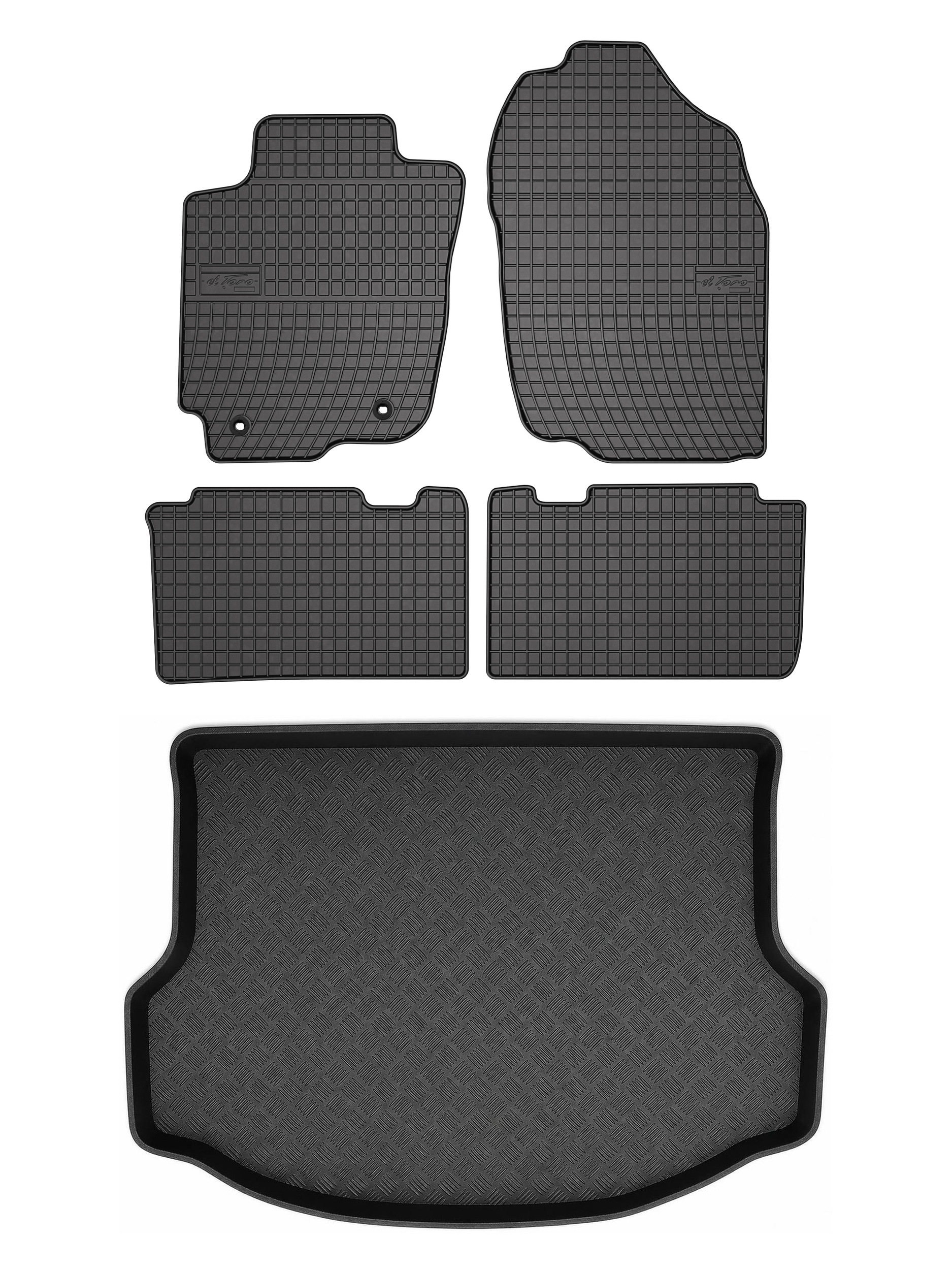 Gumové koberce SolidPRO rohož do kufru pro: Toyota RAV4 IV 2013-2019