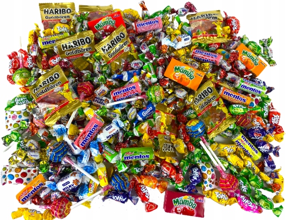 Levně Mix sladkostí Ideální jako Dárek Výplň Piňaty pro děti 1 Kg