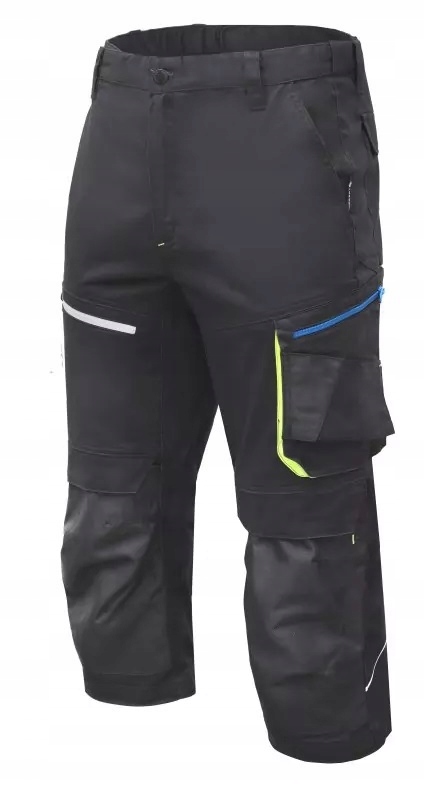 Spodnie ochronne 3/4 elastyczne spodenki krótkie 4XL, Twill, Reetz Hogert