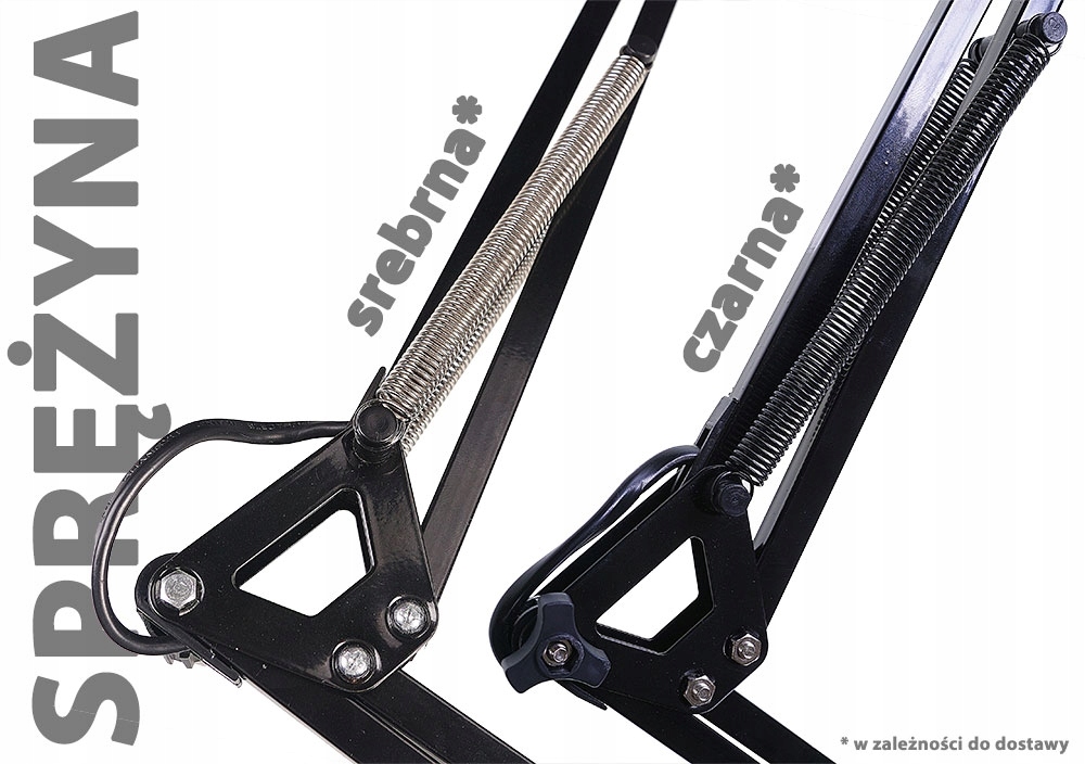 Lampka biurkowa kreślarska BIAŁA E27 przykręcana EAN (GTIN) 5905003003933