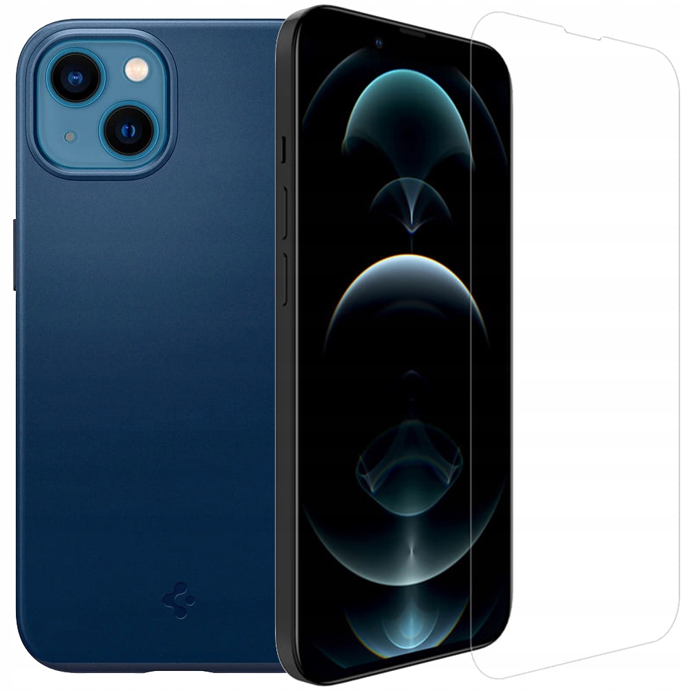 

Etui szkło do iPhone 13 Mini, Spigen, obudowa