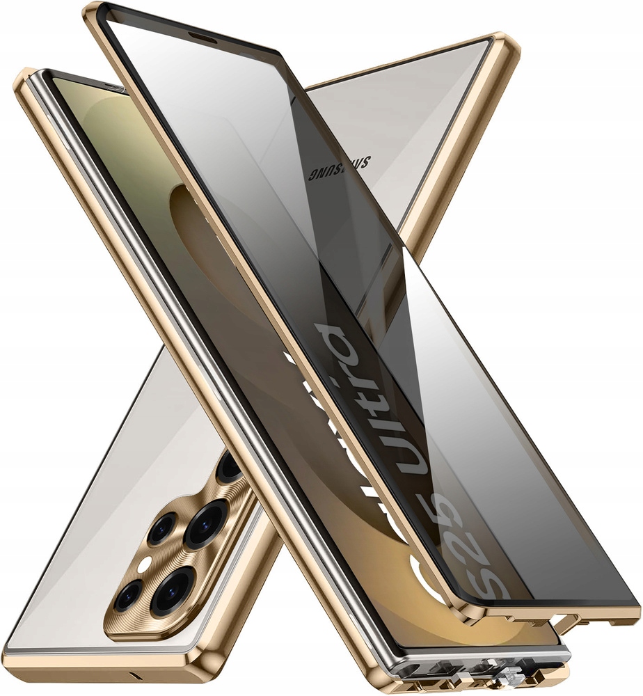 Pouzdro Dual Glass pro Galaxy S25 Ultra s funkcí ochrany soukromí pro MagSafe, skleněné