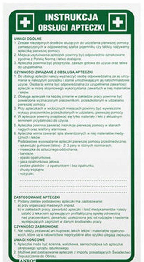 

Znak Instrukcja Obsługi Apteczki Z-IB-10-P