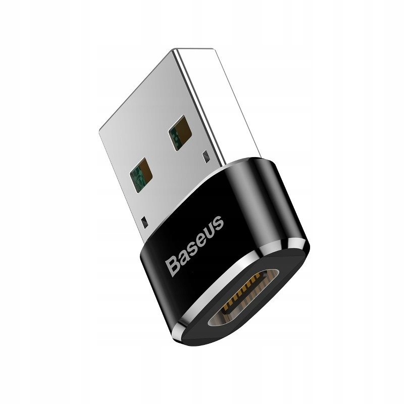 BASEUS LEKKI ADAPTER USB KONWERTER PRZEJŚCIÓWKA GNIAZDA USB-C NA USB-A 3A Marka Baseus