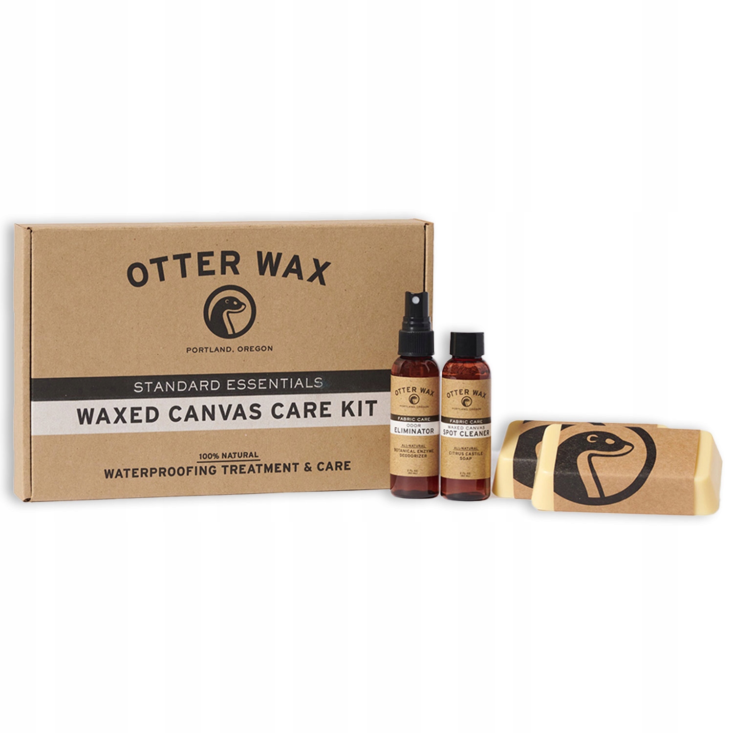 Otter Wax Zestaw do Pielęgnacji Tkanin Woskowanych