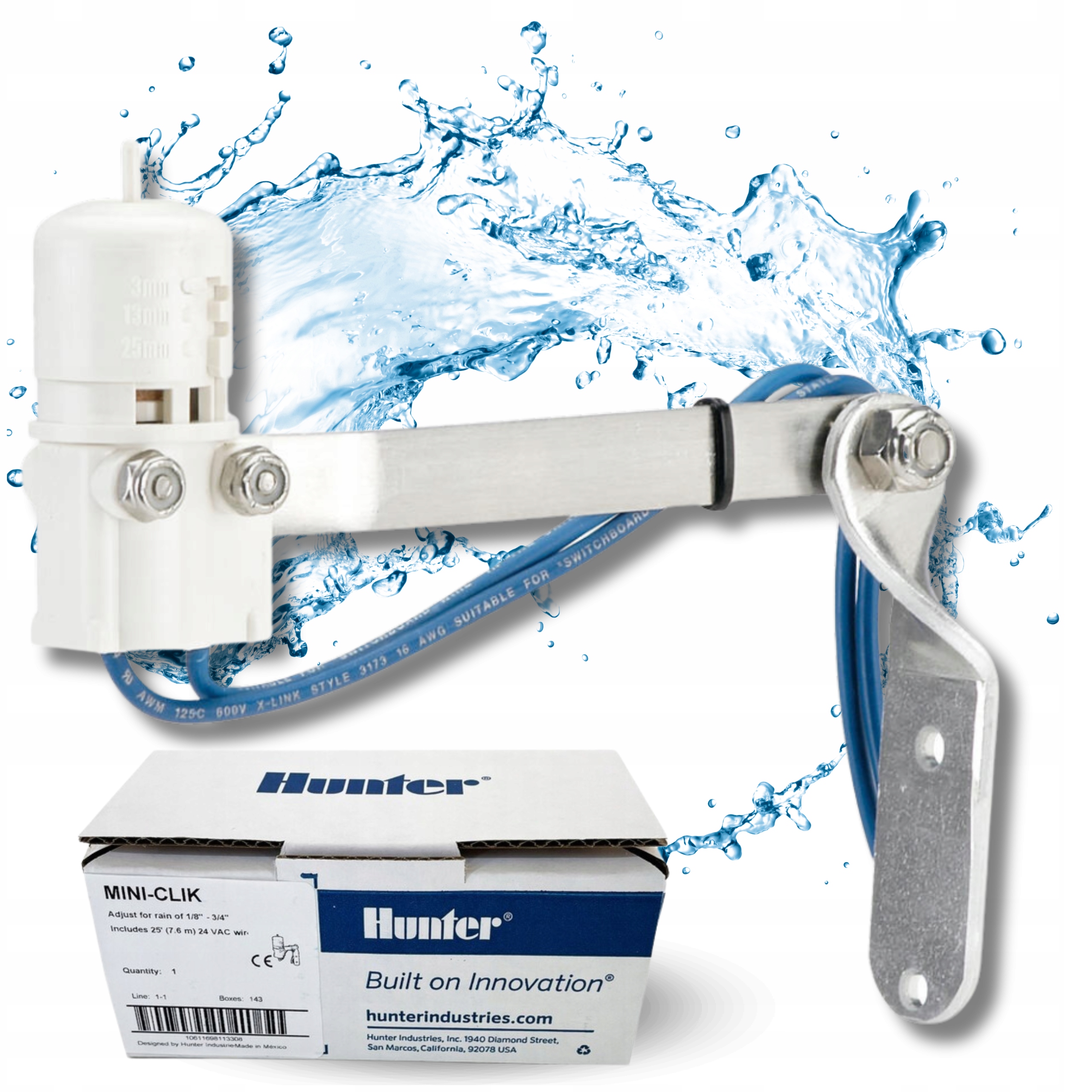 Czujnik deszczu opadu Mini-click Hunter