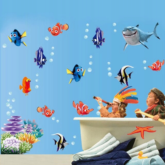

Naklejki na ścianę szafkę Gdzie Jest Nemo Rybki
