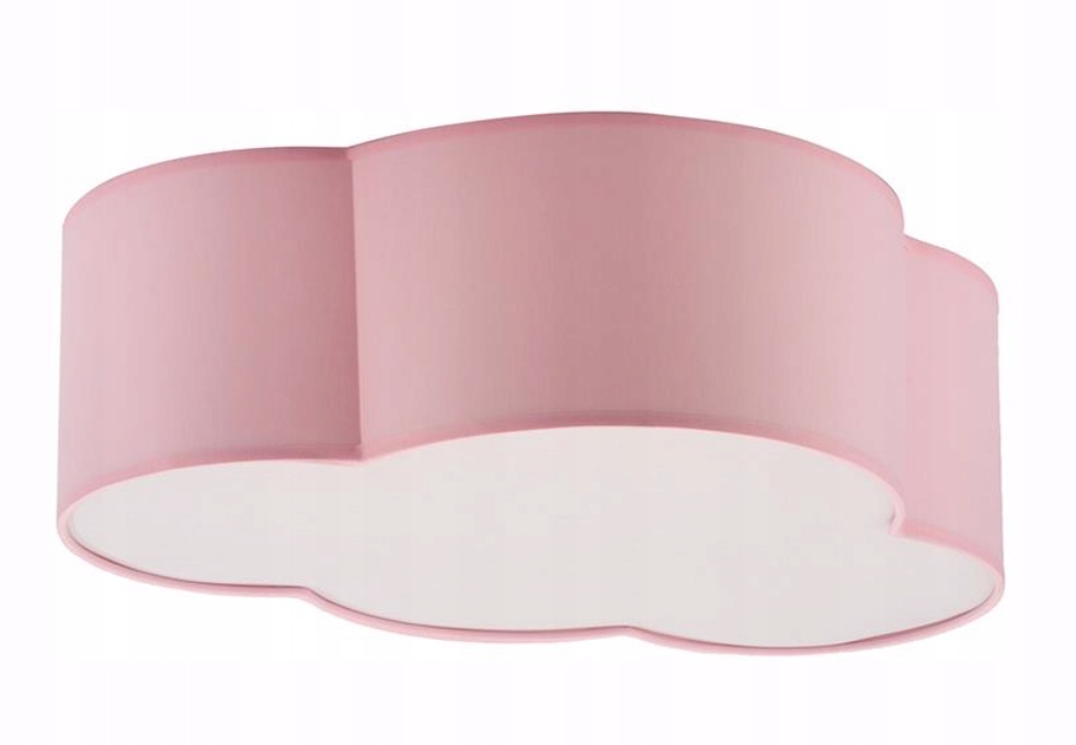 Lampa dziecięca chmura pastelowa różowa 2xE27 Mini