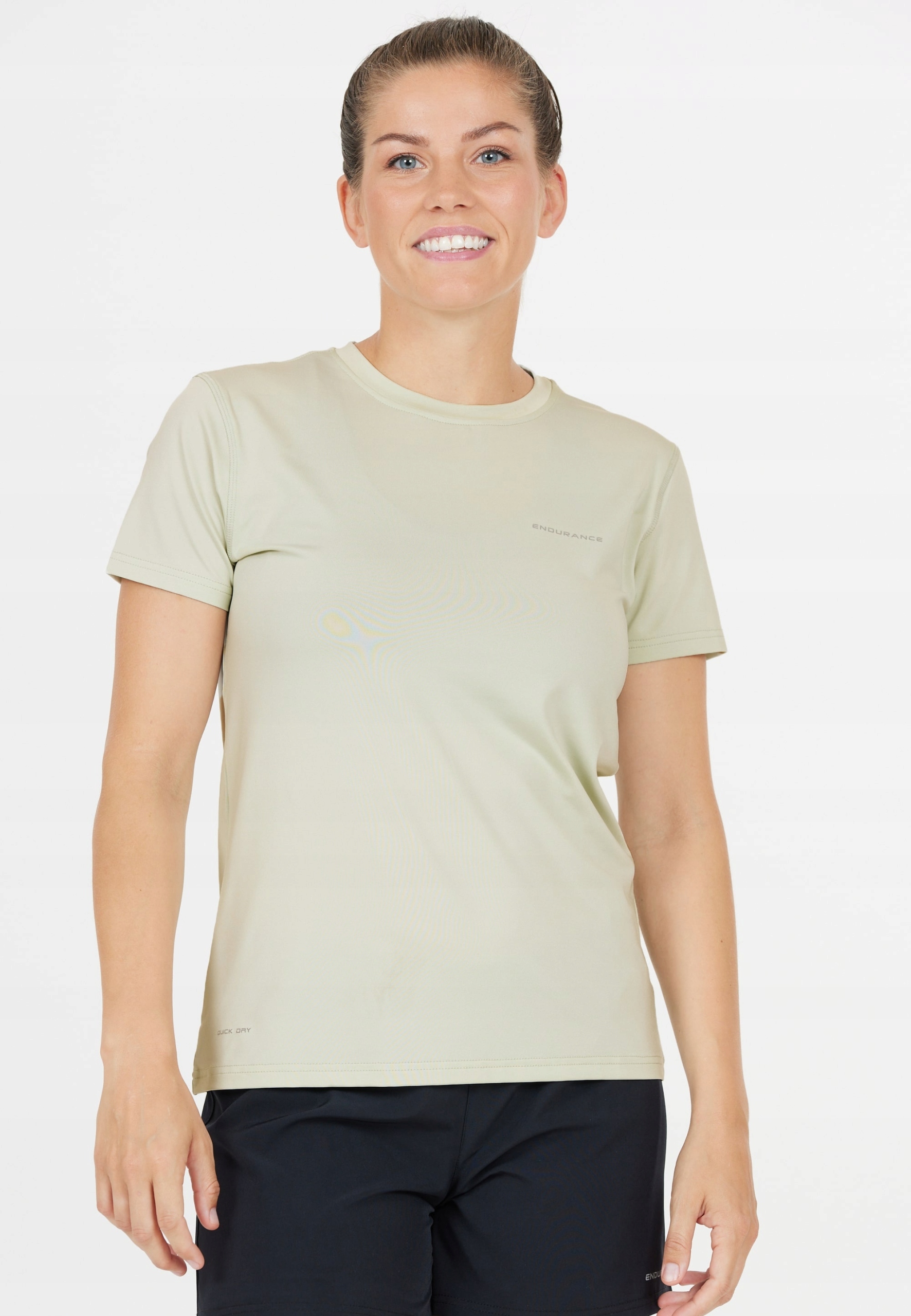 Koszulka treningowa damska Endurance Yonan S/s Beżowy 40