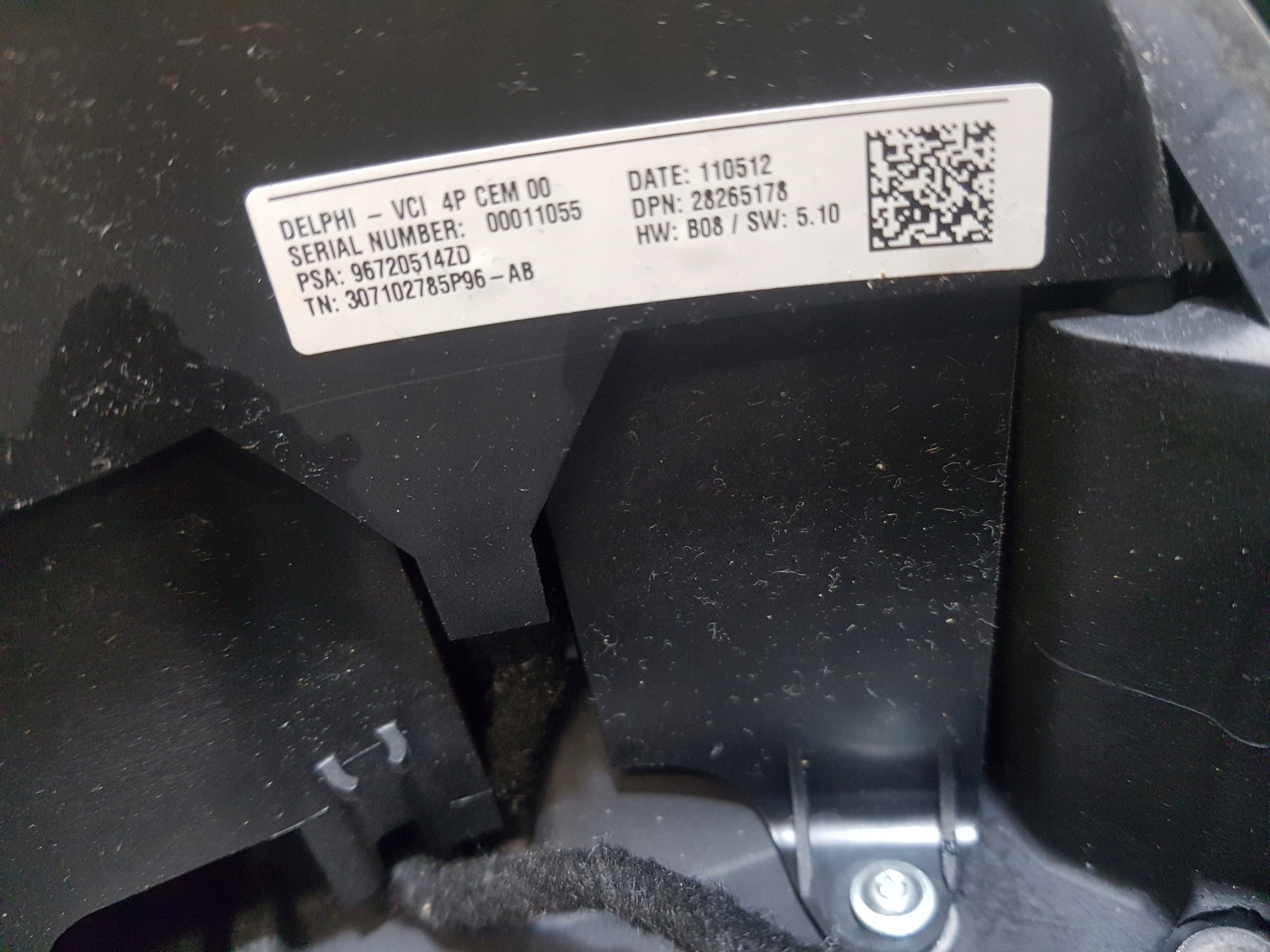 lenkrad CITROEN C4 II (B7) 96754515ZD 96720514ZD