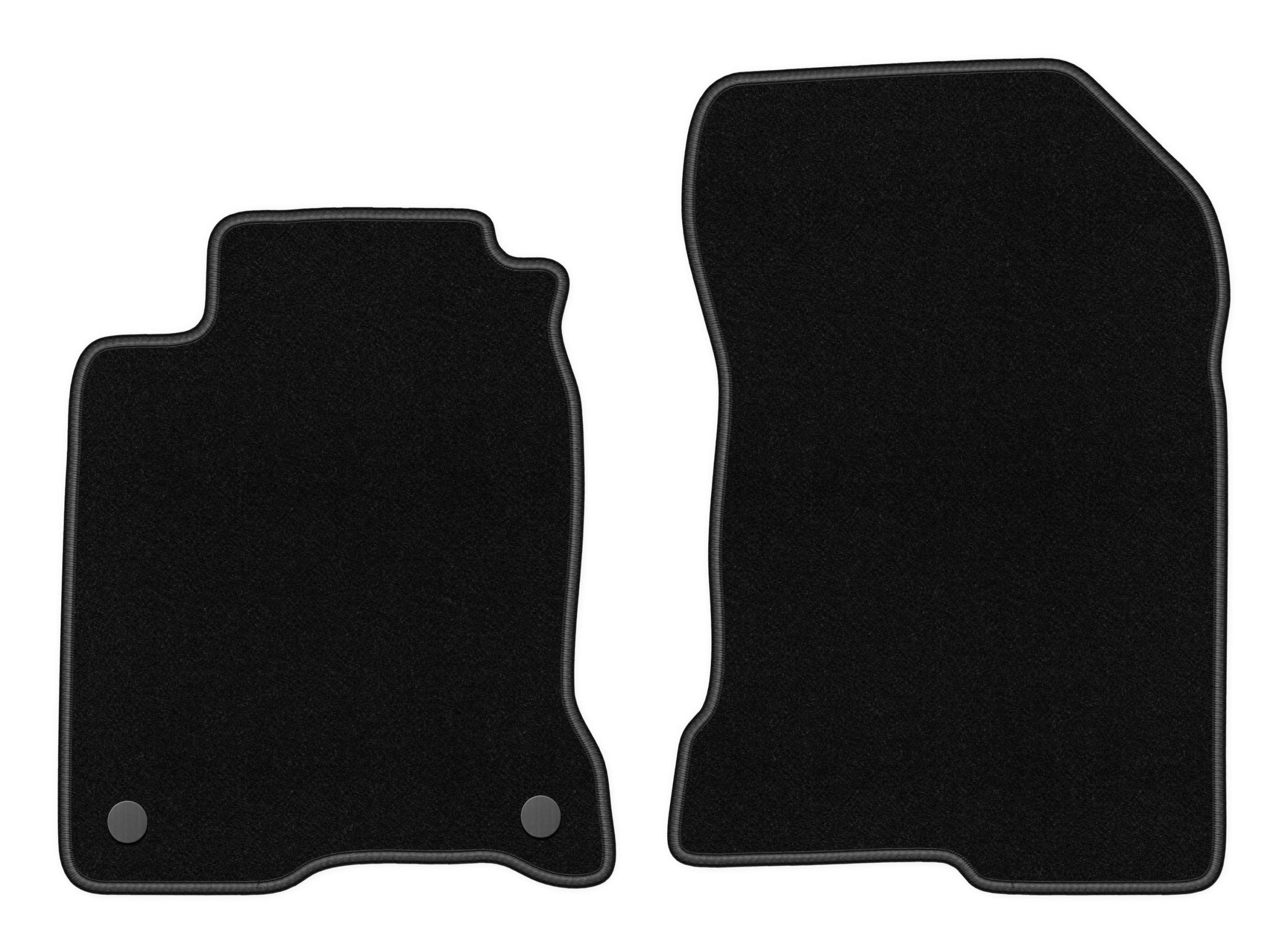 Dywaniki welurowe do Renault Laguna III 2007-2015 coupe przód Basic czarne