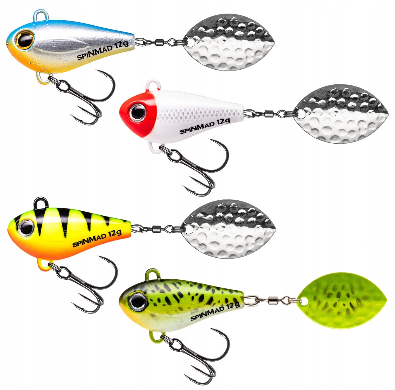 4 X Rotační Třpytka Jig Master 12 gr s.A Box