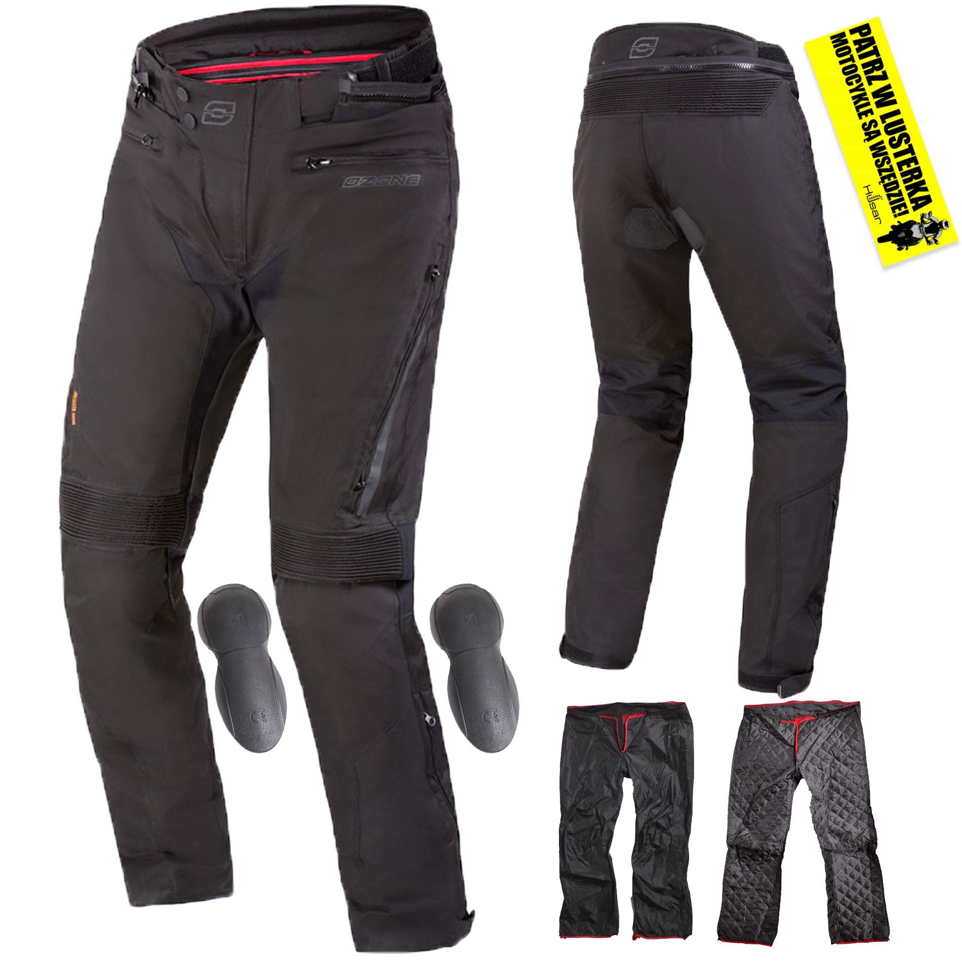 

Ozone Vulcan black Spodnie Motocyklowe 3 warstwowe