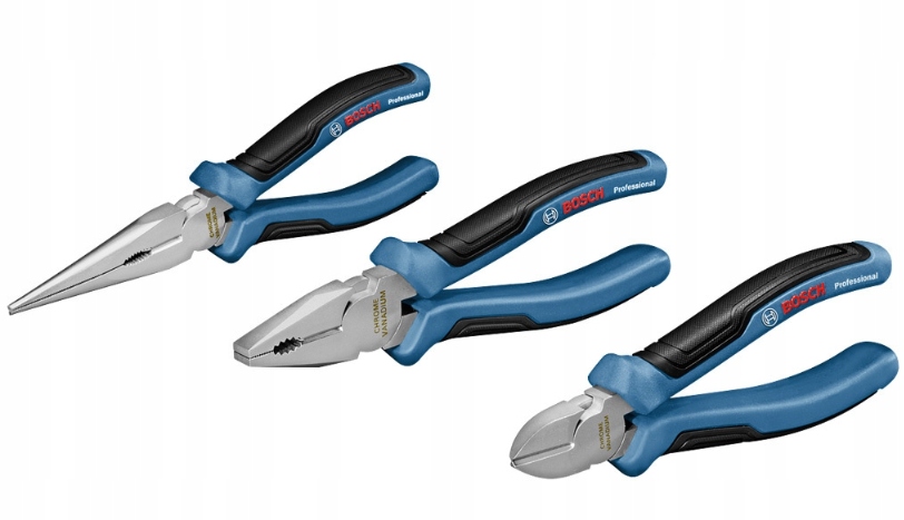Bosch Kombinované Kliešte Komplet 3ks univerzálne, dlhé, bočné Bosch 1600A016BG