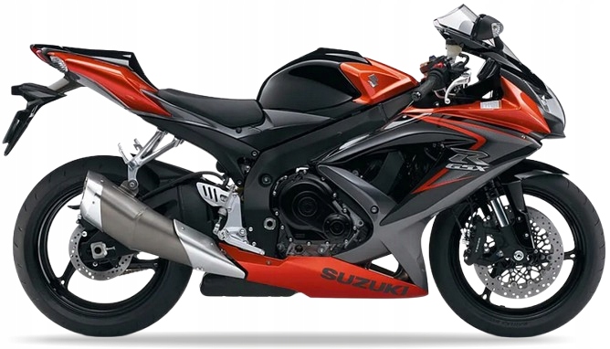Samolepky Juula Pro Suzuki Gsxr 750 2008 Oranžová Yme Černá 019