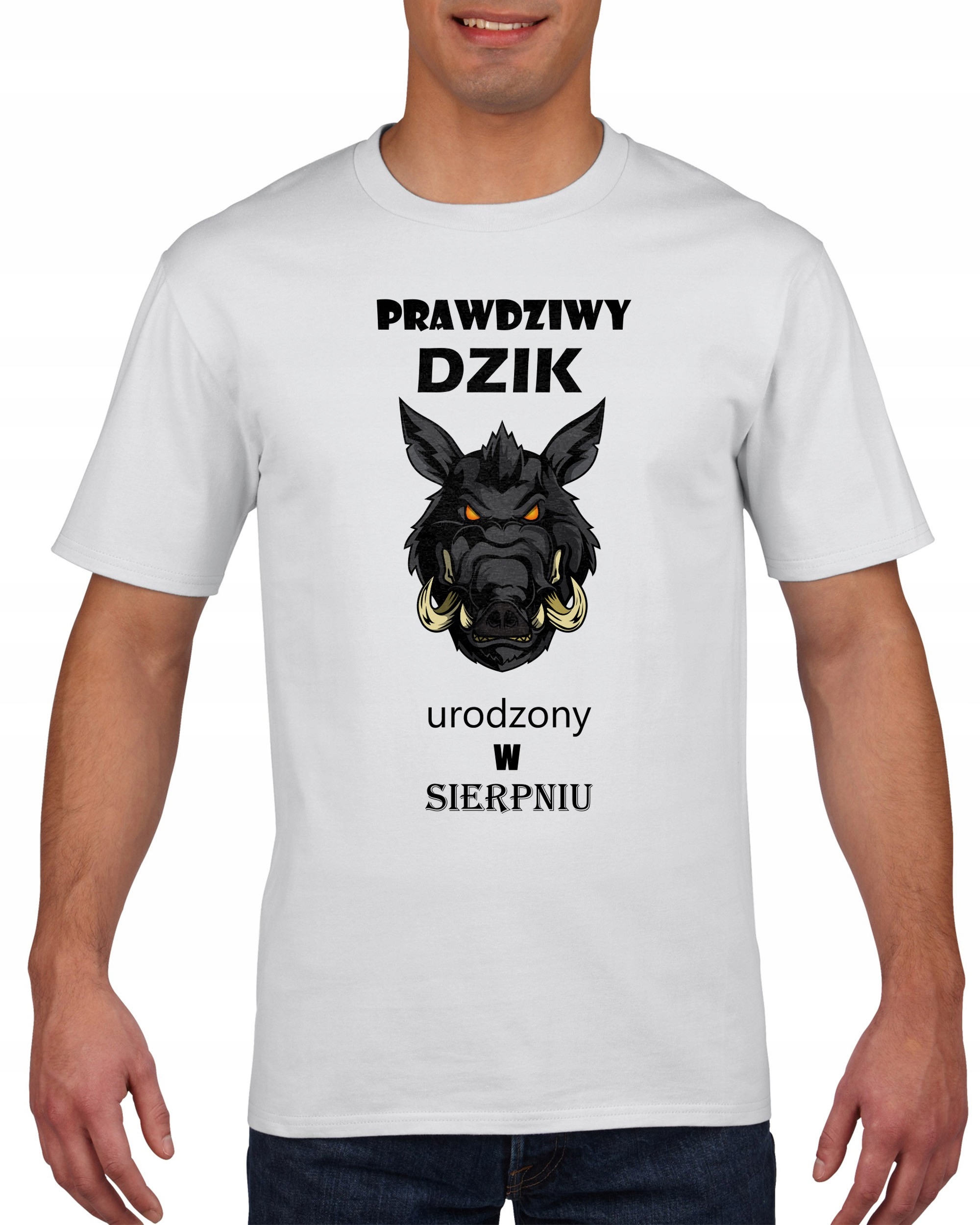 

Koszulka męska Prawdziwy Dzik Sierpien XL