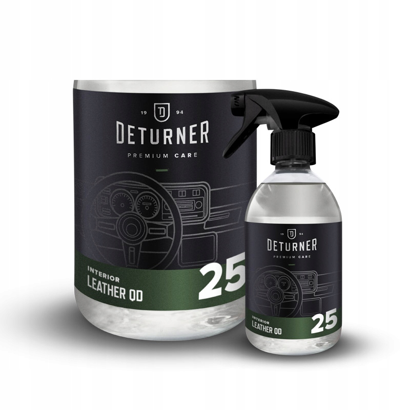 DETURNER QD zestaw podstawowych kosmetyków samochodowych tapicerka skórzana EAN (GTIN) 5907692319401