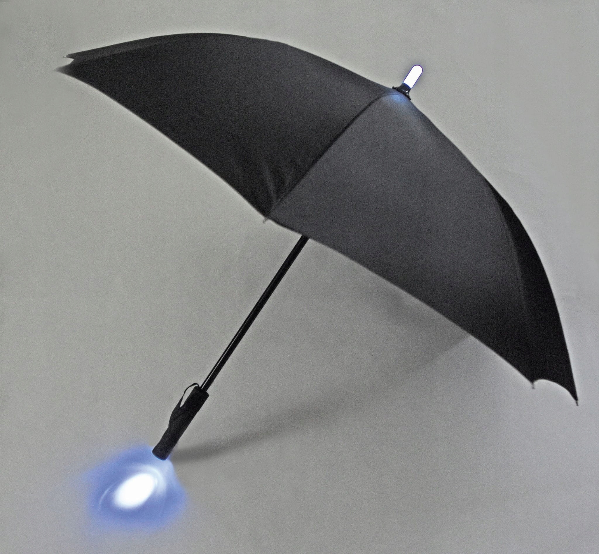 Led podsvícený deštník černý 85 cm