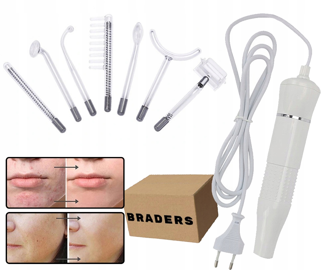 Darsonval Derma Wand Darsonwal Nejsilnější 7 Pelot Obličej Vlasy Akné