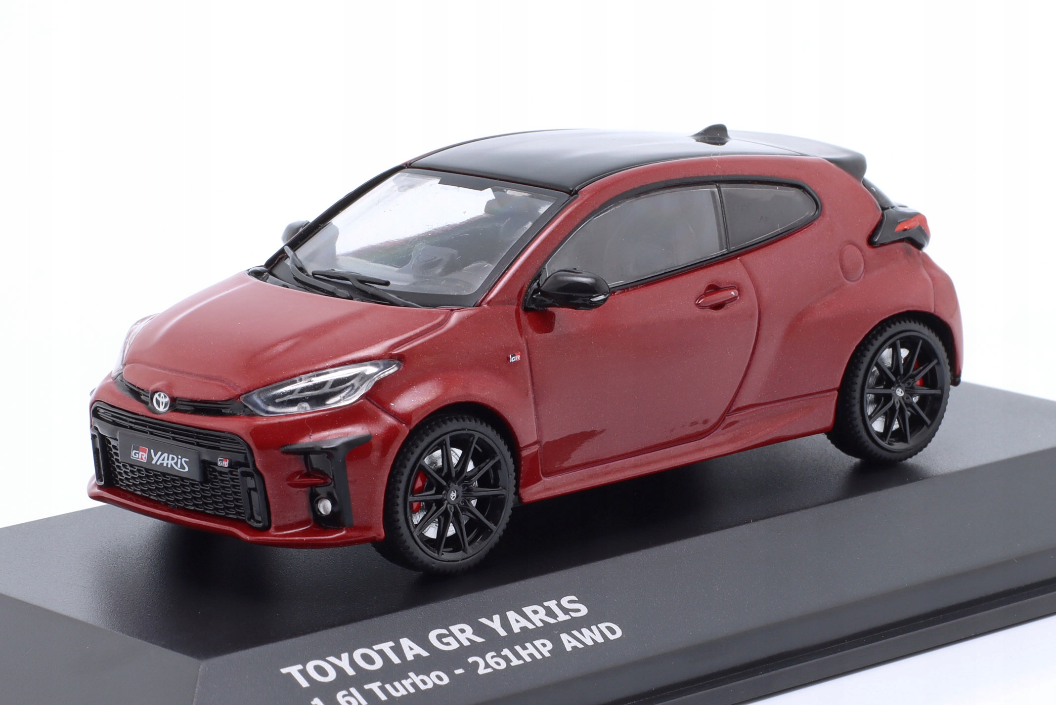 Toyota Yaris Gr 1.6I Turbo 261HP Awd 2020 Karmina Red Metallic Solido 1:43