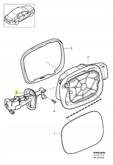 Zamek klapki wlewu paliwa Volvo S80 V70 XC60 XC70 Stan opakowania oryginalne