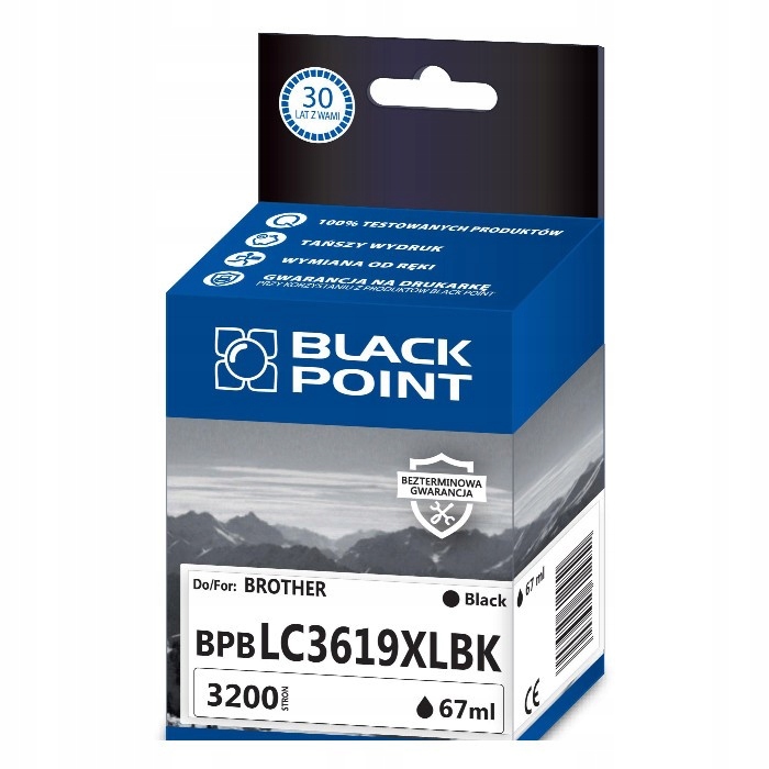 

Tusz Do Brother LC-3619XLBK MFC-J2330DW Black Nowy