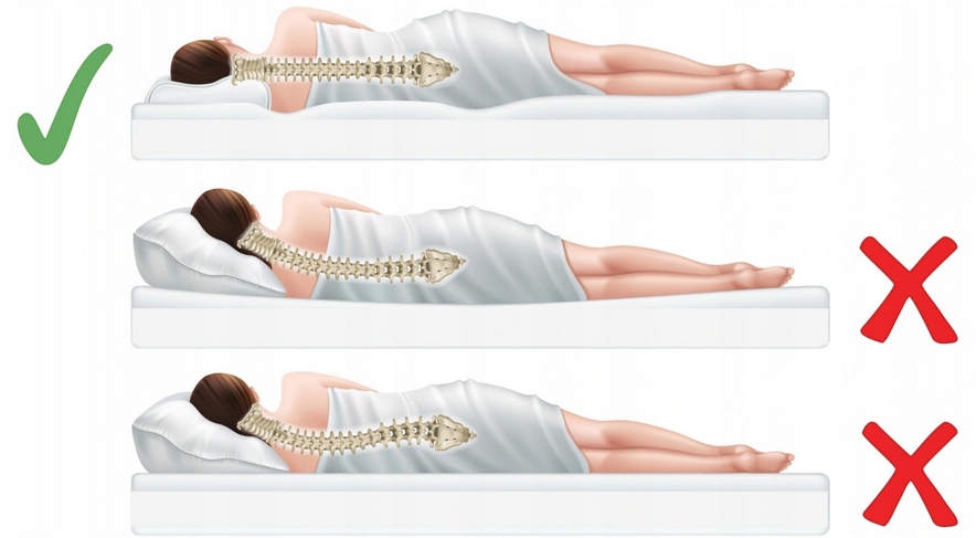 PODUSZKA ORTOPEDYCZNA NA BÓL KARKU SZYJI ZDROWA Marka inna