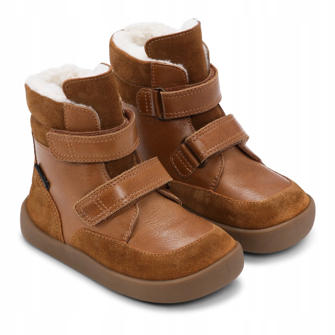 Śniegowce Barefoot Bundgaard Basil Cognac Wodoodporna Membrana Tex R.25