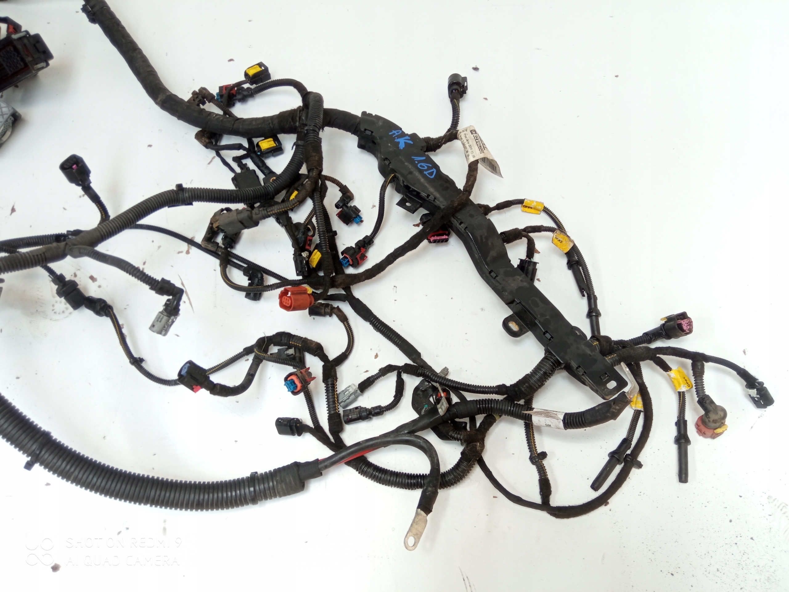 ASTRA K bundle motor wiring 1.6CDTI 39022691