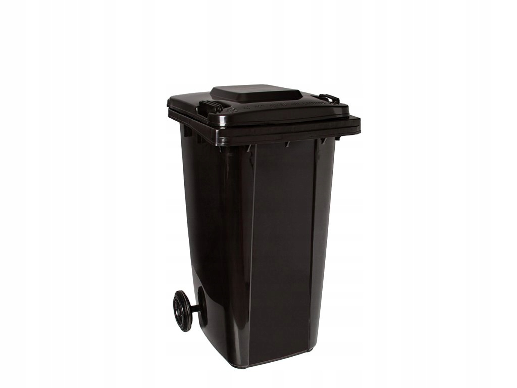 Levně Popelnice 240 l, plastová černá M90990
