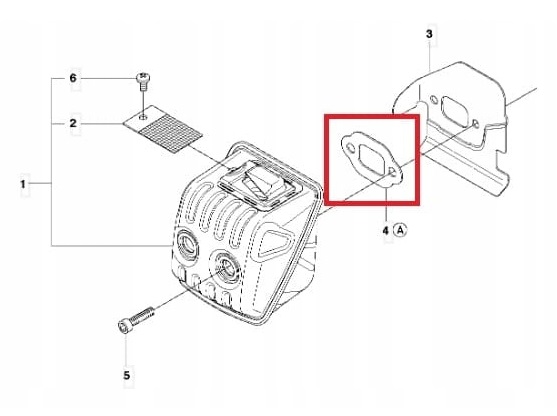 USZCZELKA CYLINDRA KPL HUSQVARNA 135/140/435/440 Kod producenta 504 79 40-01