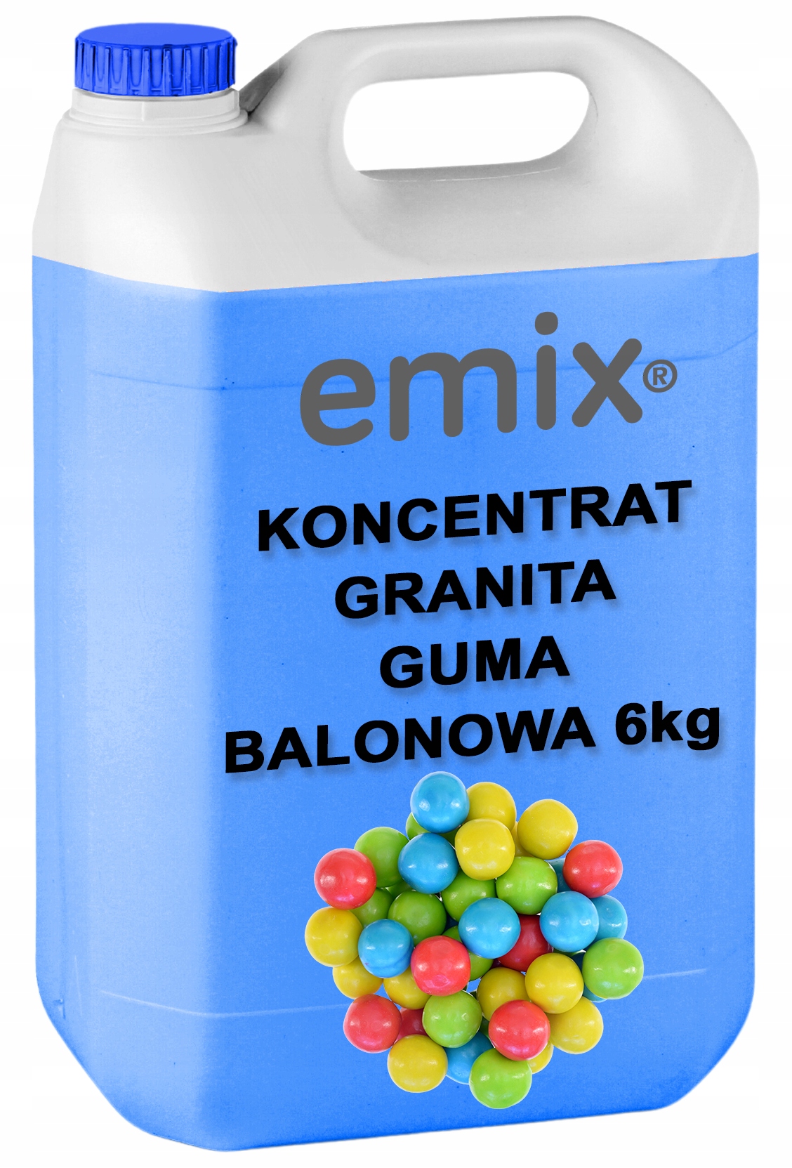 Syrop Guma Balonowa Do Granity Slush Granita Koncentrat 5L 1:7 6kg Emix