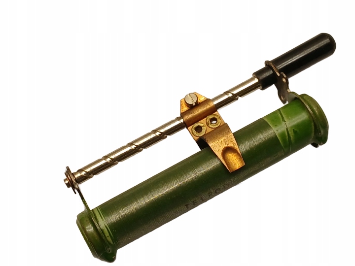Rezystor opornik drutowy ceramiczny regulowany Rdzl 3 kOm 12W Unitra Telpod