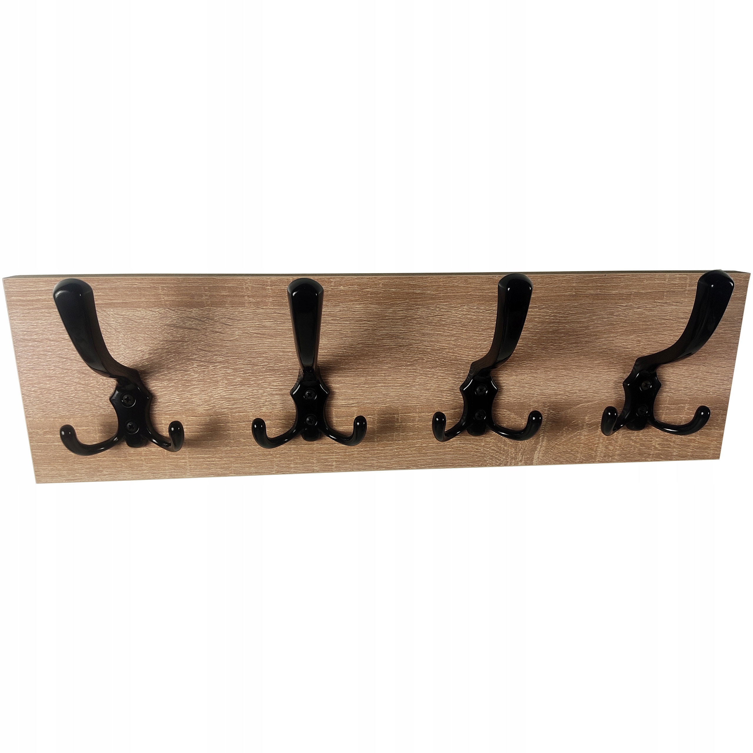 

Wieszak 60 CM Przedpokoju Ścianę Dąb Sonoma Czarny
