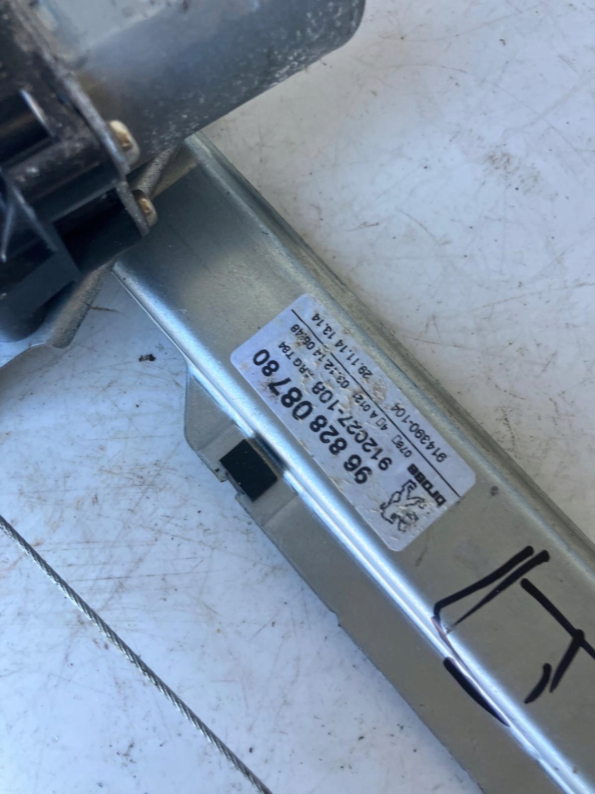 window regulator left rear part PEUGEOT 3008 5008 9682808780