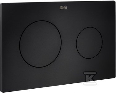 PL10-DVOJITÉ Tlačidlo Čierne Matné