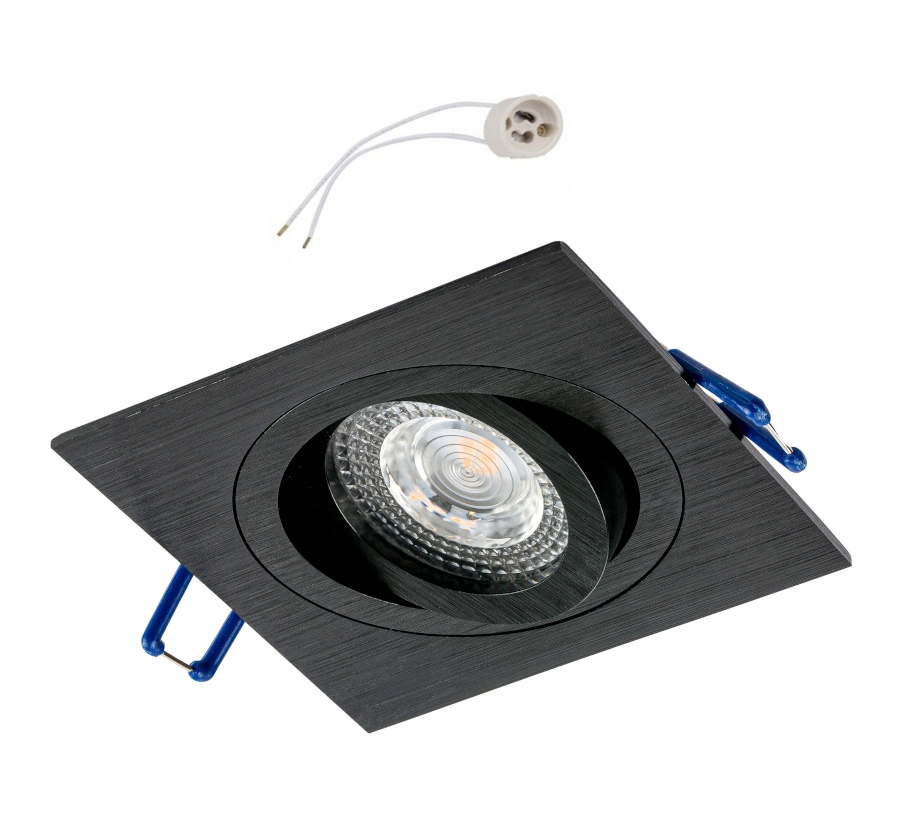 

Oprawa sufitowa Ruchoma halogen do Led GU10 czarna