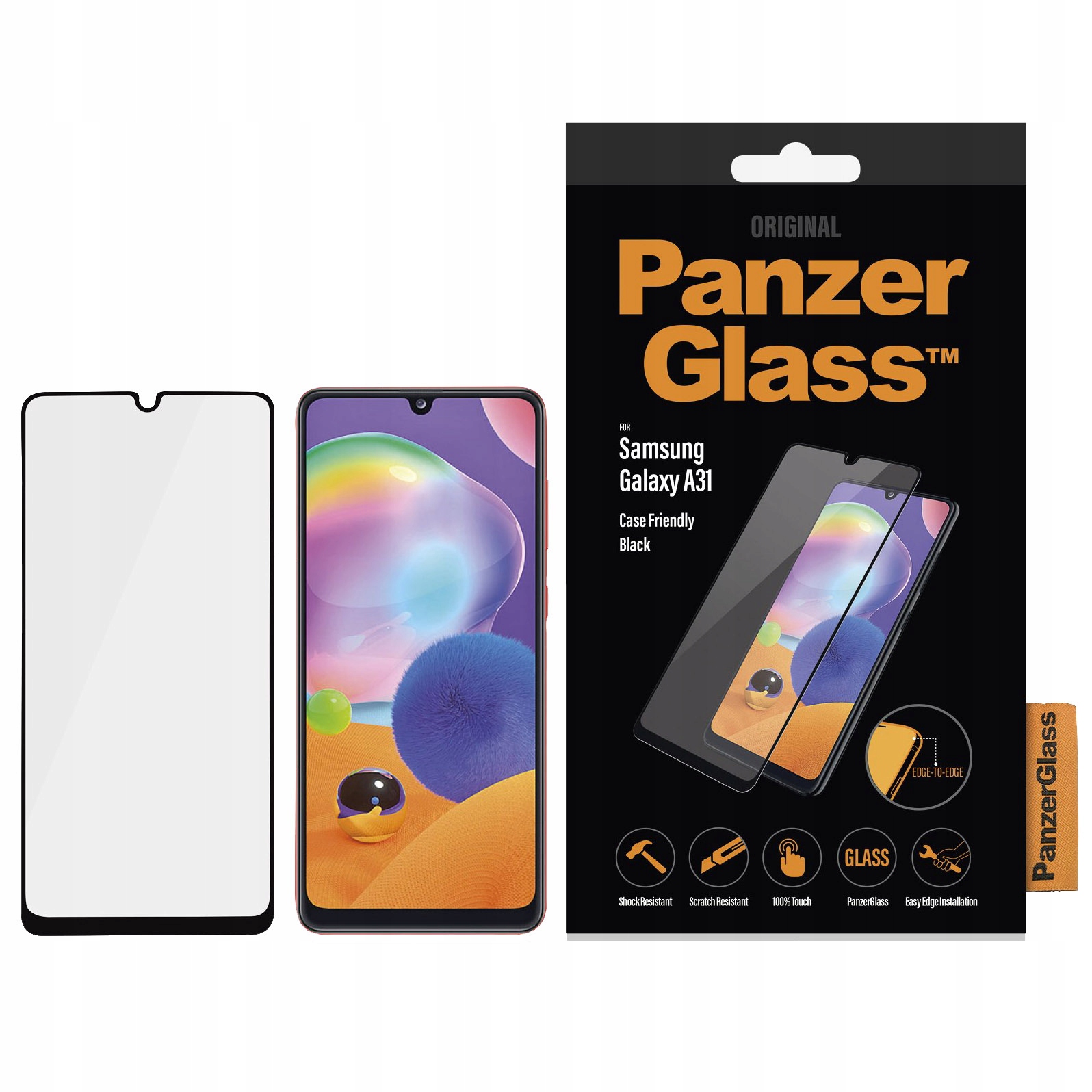 

Szkło PanzerGlass do Galaxy A31, Cf E2E, szybka