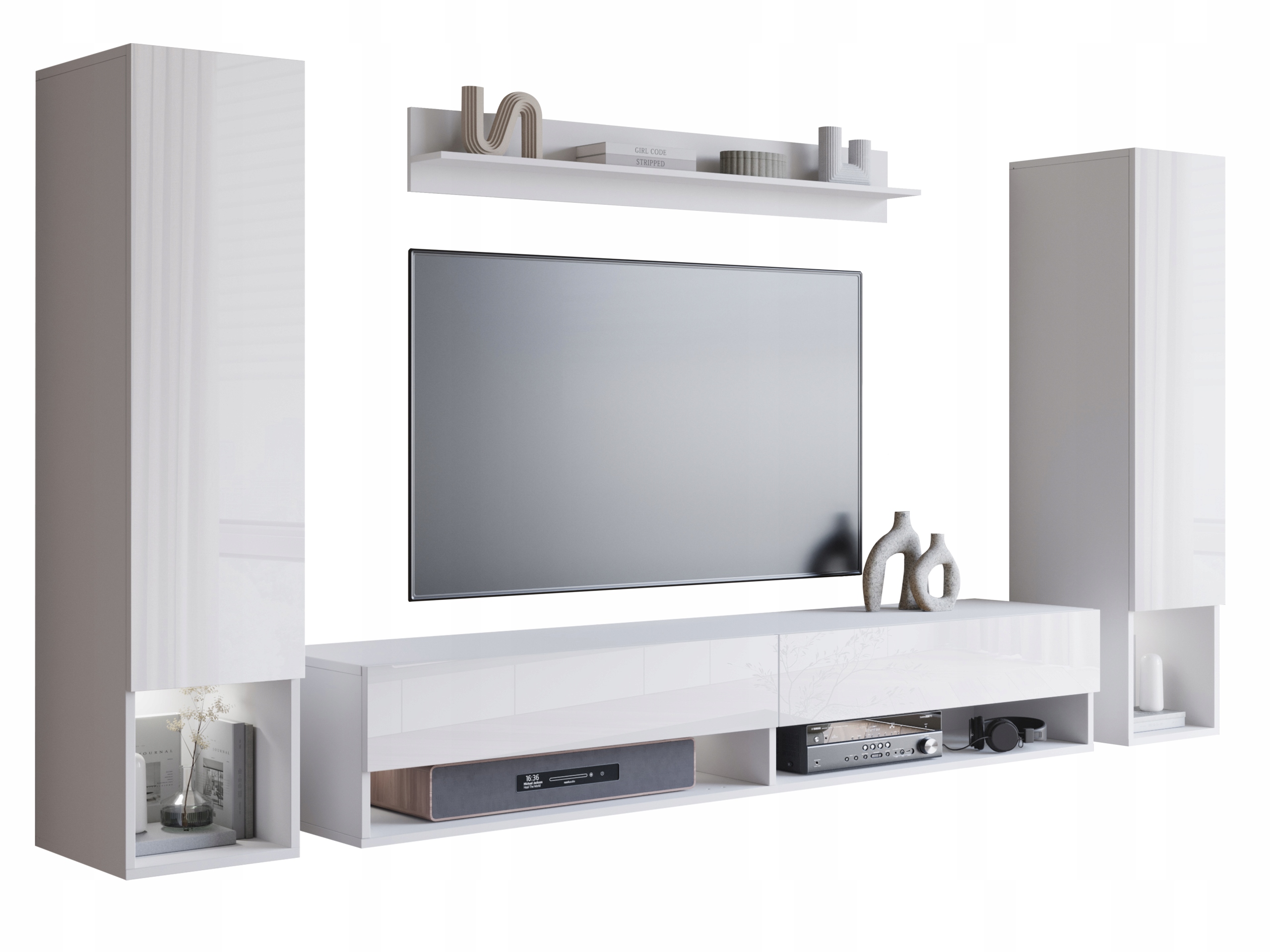 Set Nábytku Amadeo II nábytek do obývacího pokoje Nábytková Stěna, Skříňky, Rtv