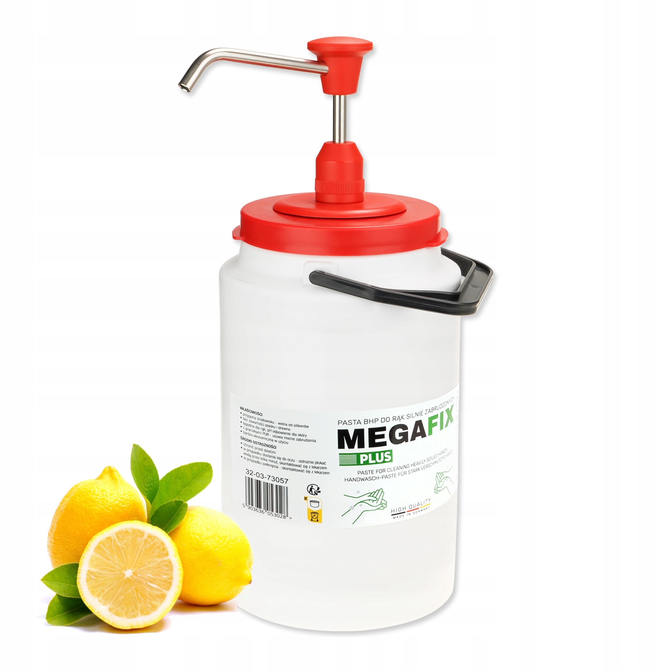 Pasta Bozp Megafix Plus Germany 3L Na Mytí Znečištěných Rukou S Dávkovačem