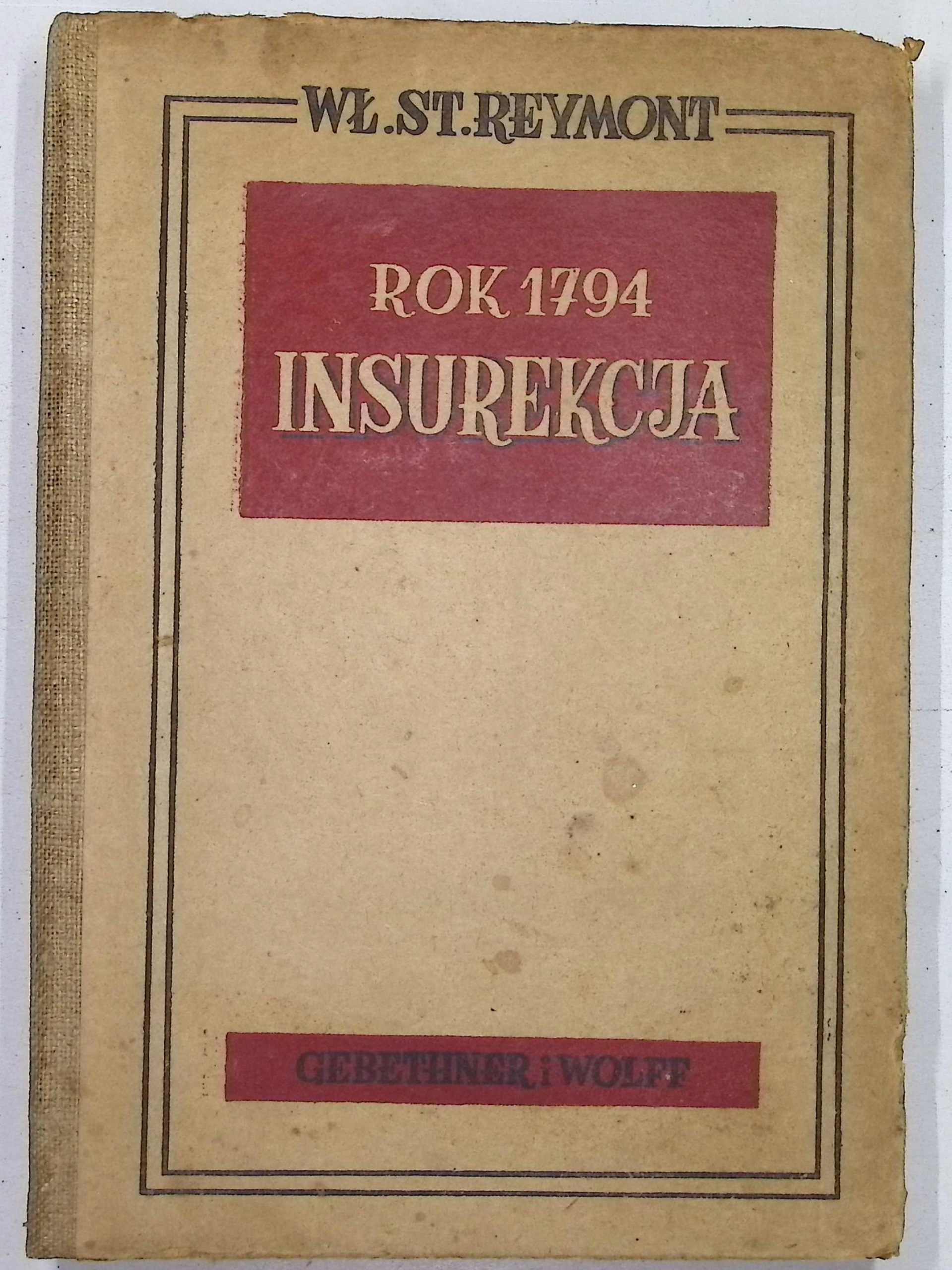 Insurekcja. Rok 1794 r. (1949 r.) - Władysław St. Reymont