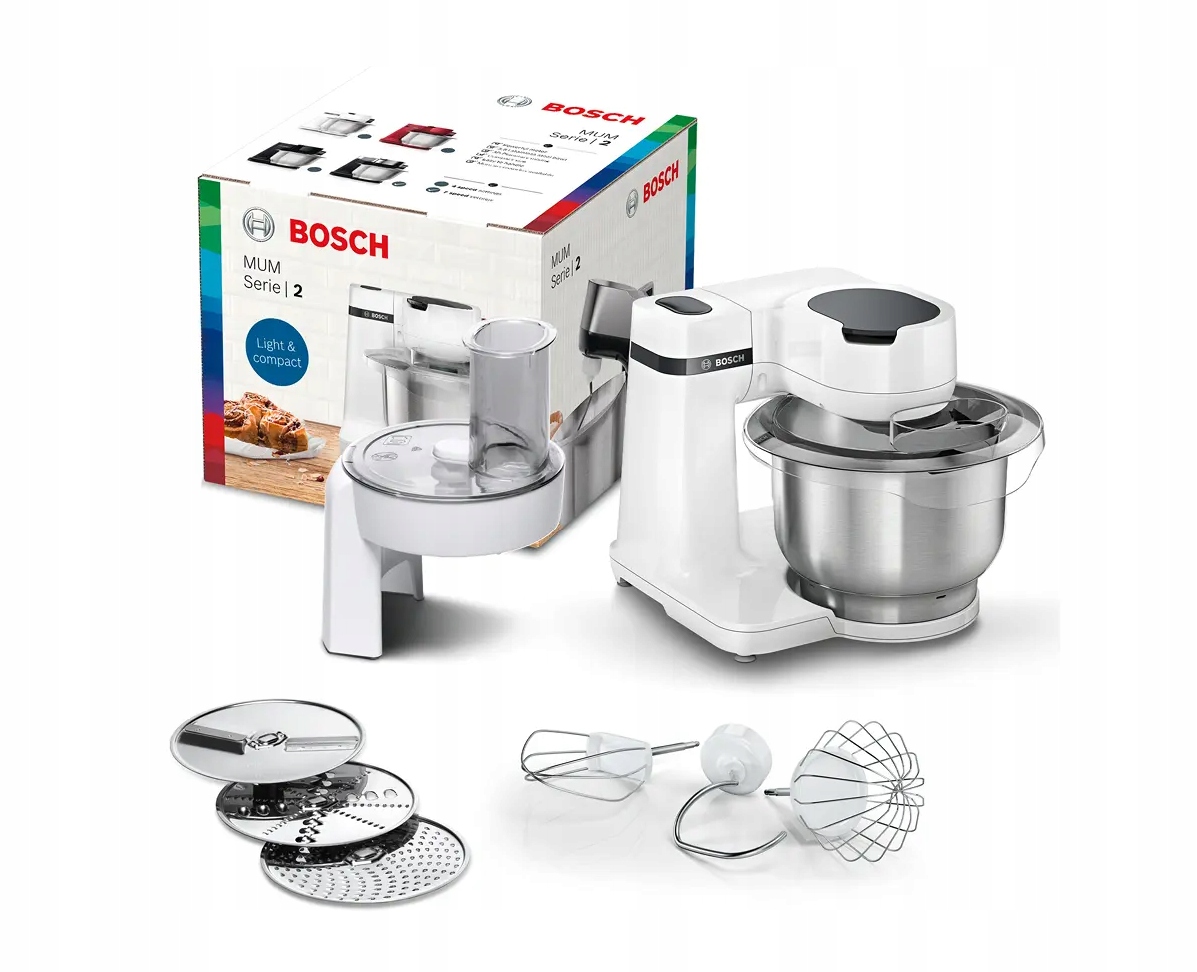 Planetární kuchyňský robot Bosch 700 W, MUMS2AW01 Mum Serie 2 Bílý