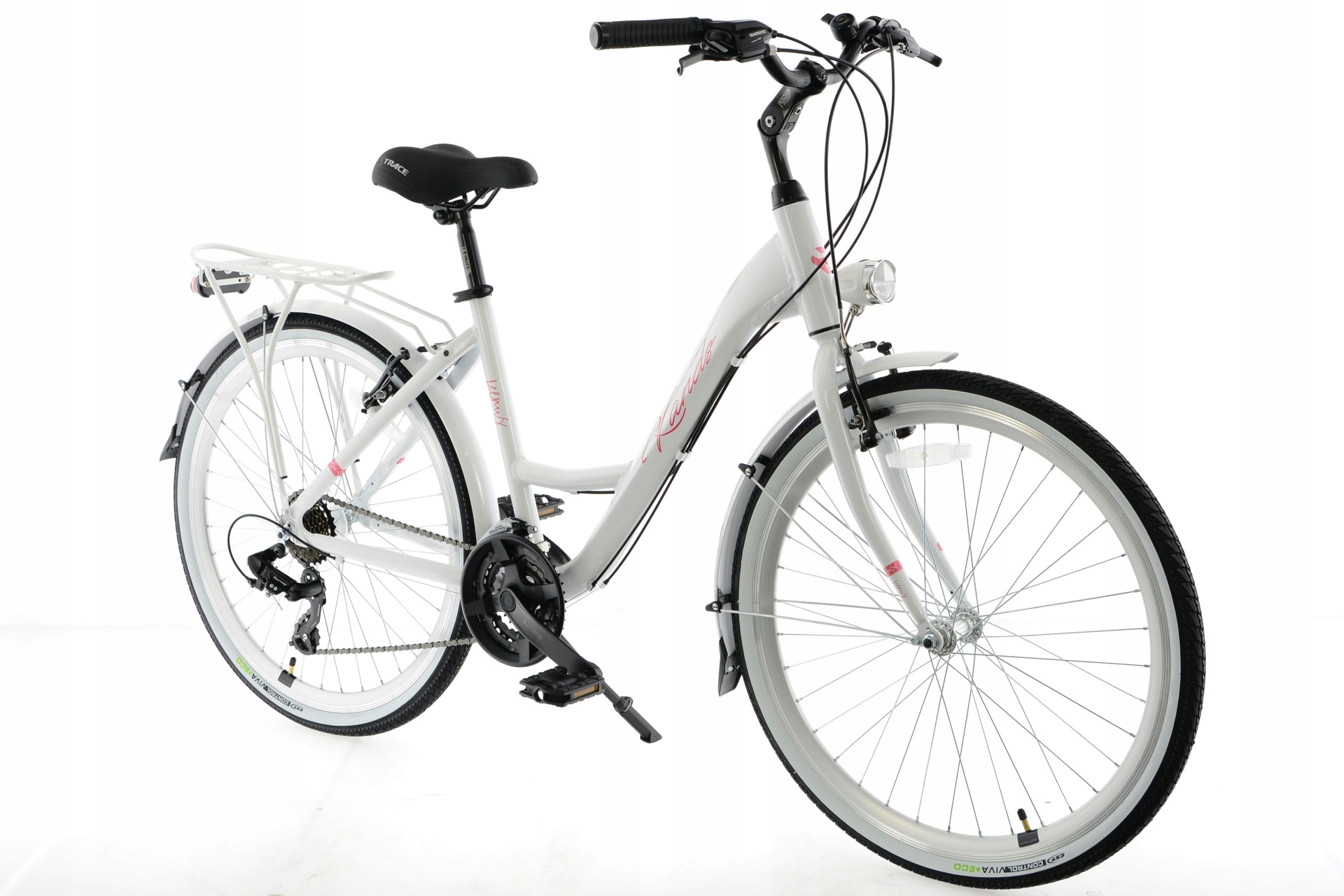 ROWER Miejski 26 KANDS VENUS biało-różowy 17 2025