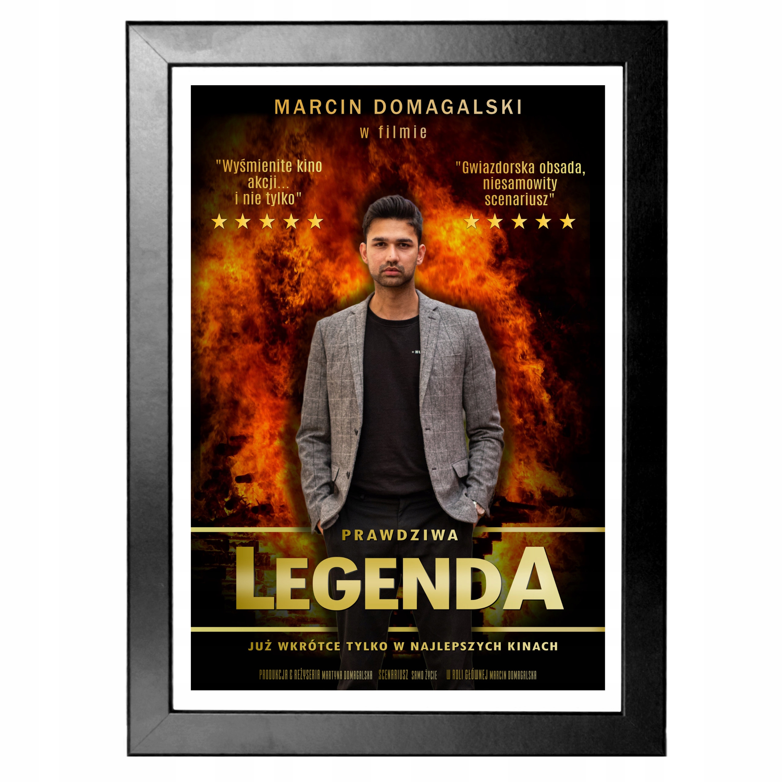 

Plakat filmowy rama A4 na dzień chłopaka