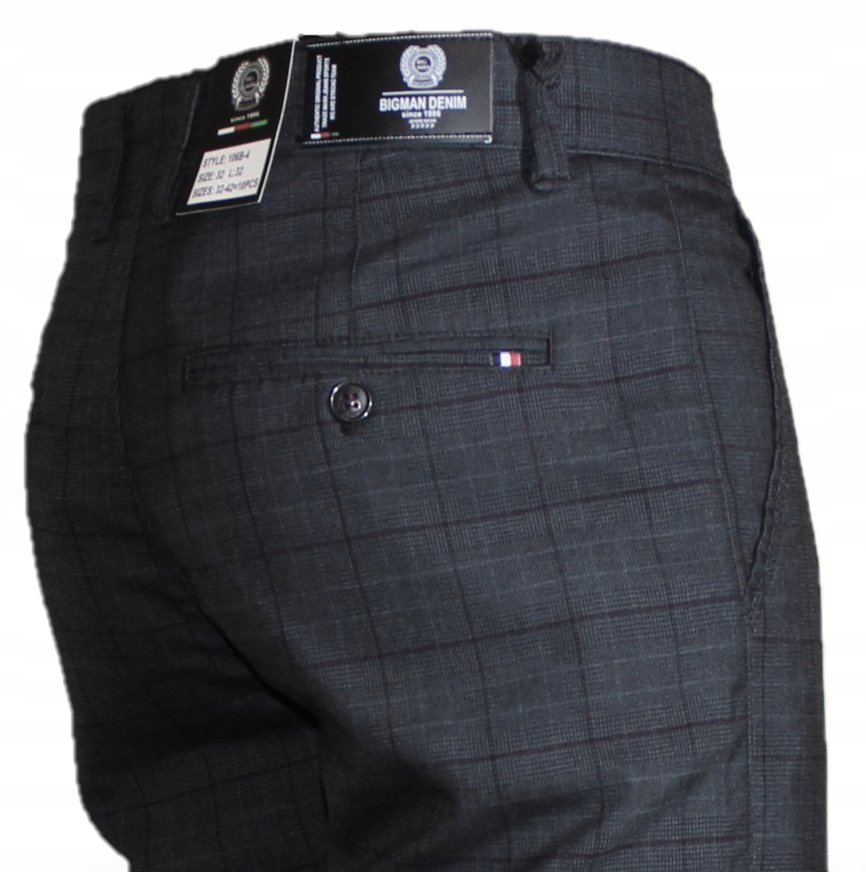 SPODNIE KRATA CZARNE PROSTE L32 W38 Marka inna