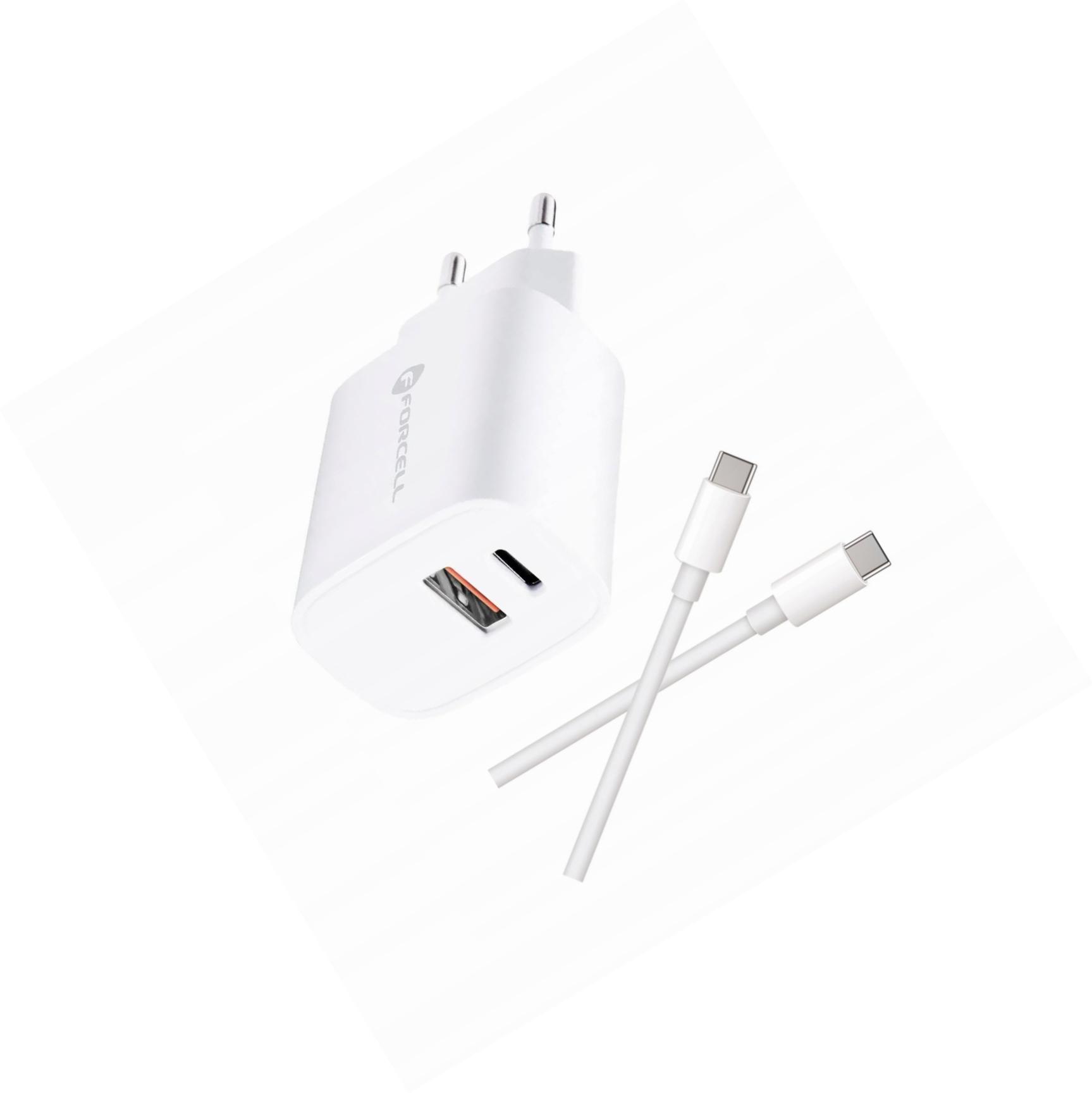 Szybka ładowarka 30W 2 wejścia z kablem Usb-c do Xiaomi 12