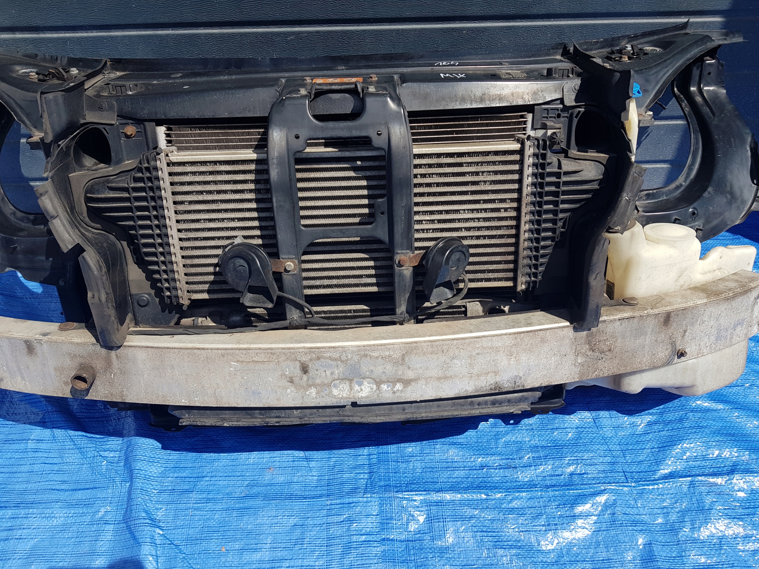 support panel for radiators radiator MERCEDES ML W164 GL X164 CDI