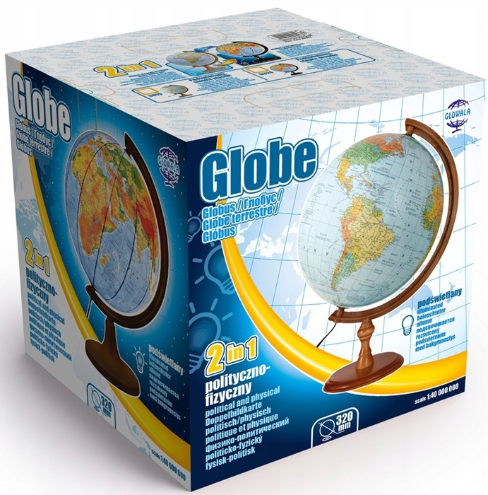 Globus Zachem fizyczno-polityczny śr. 32 cm